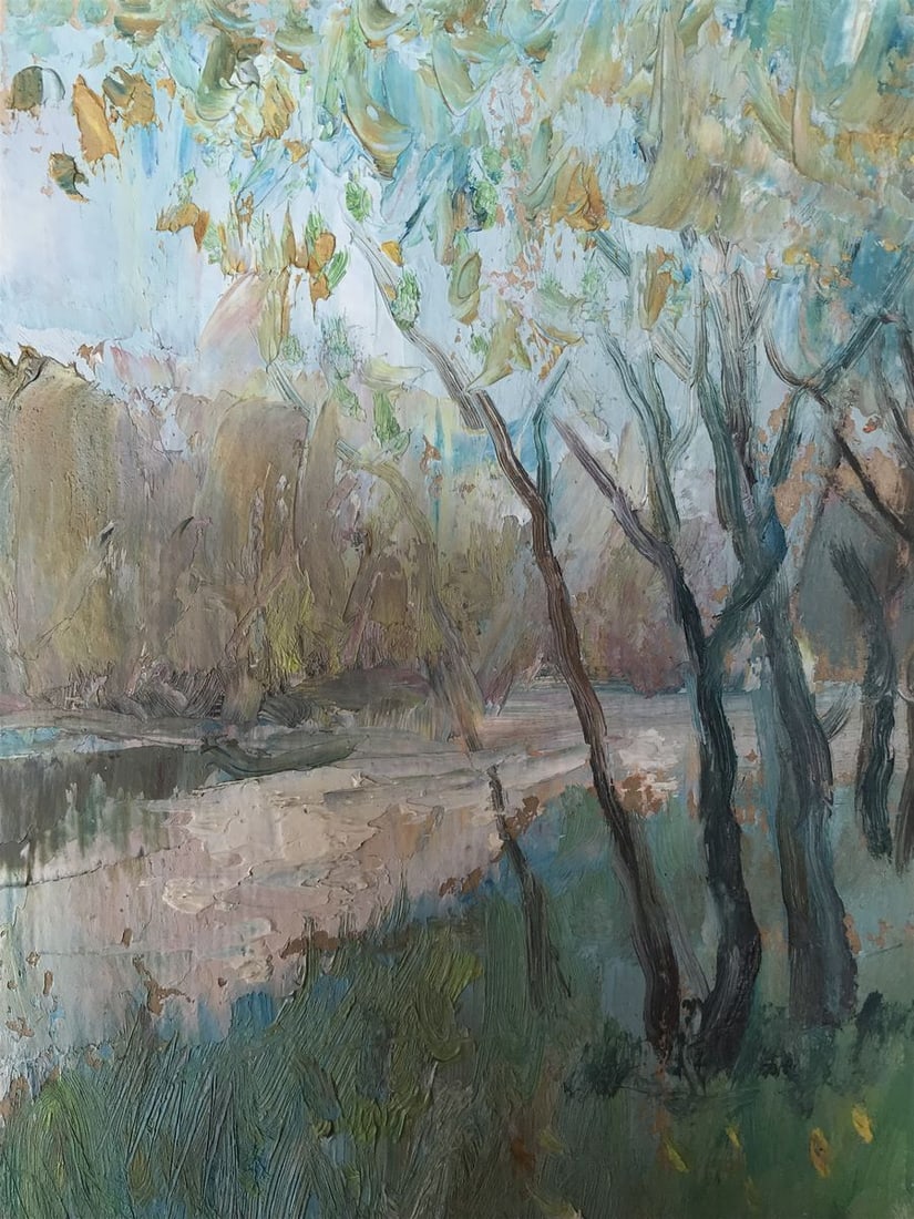 Oil painting River Snov Unknown artist - 8