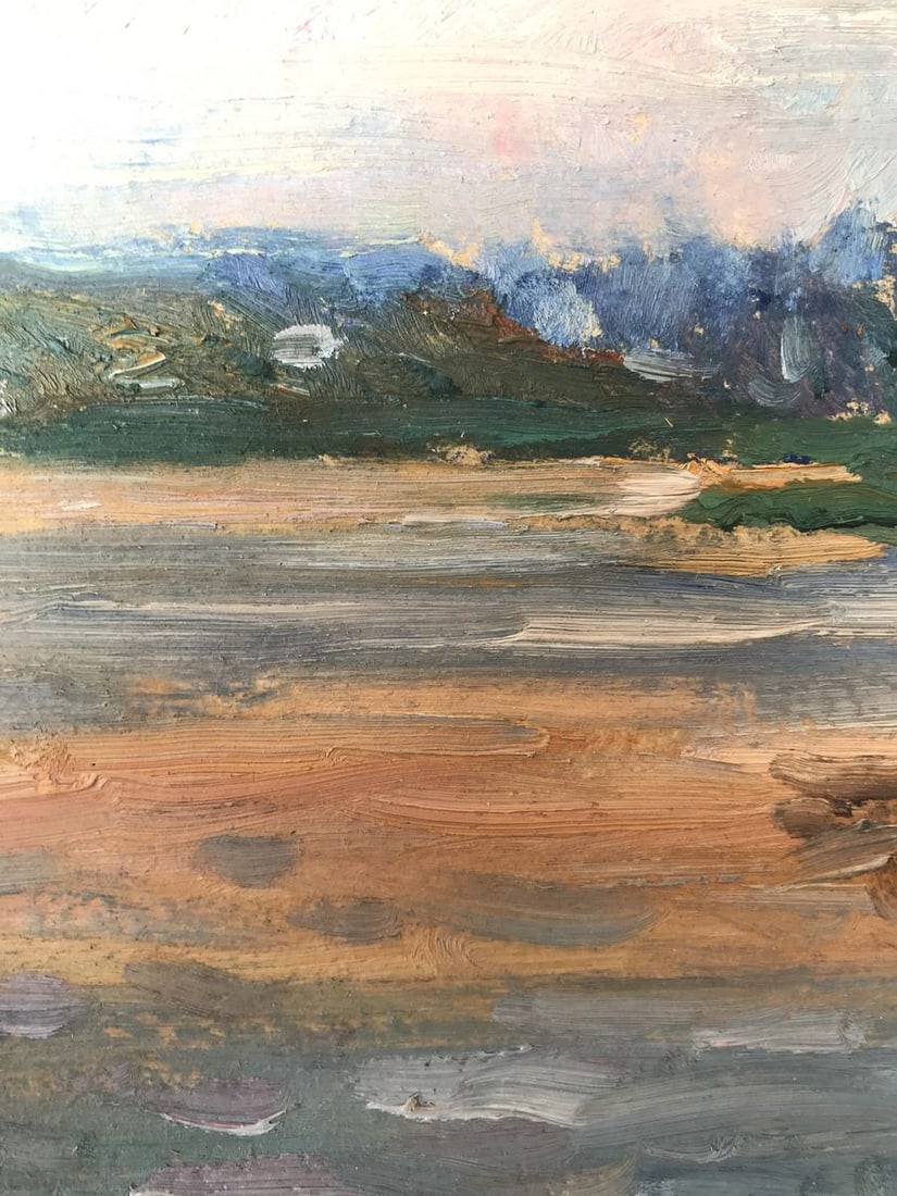 Oil painting By the evening Unknown artist - 7