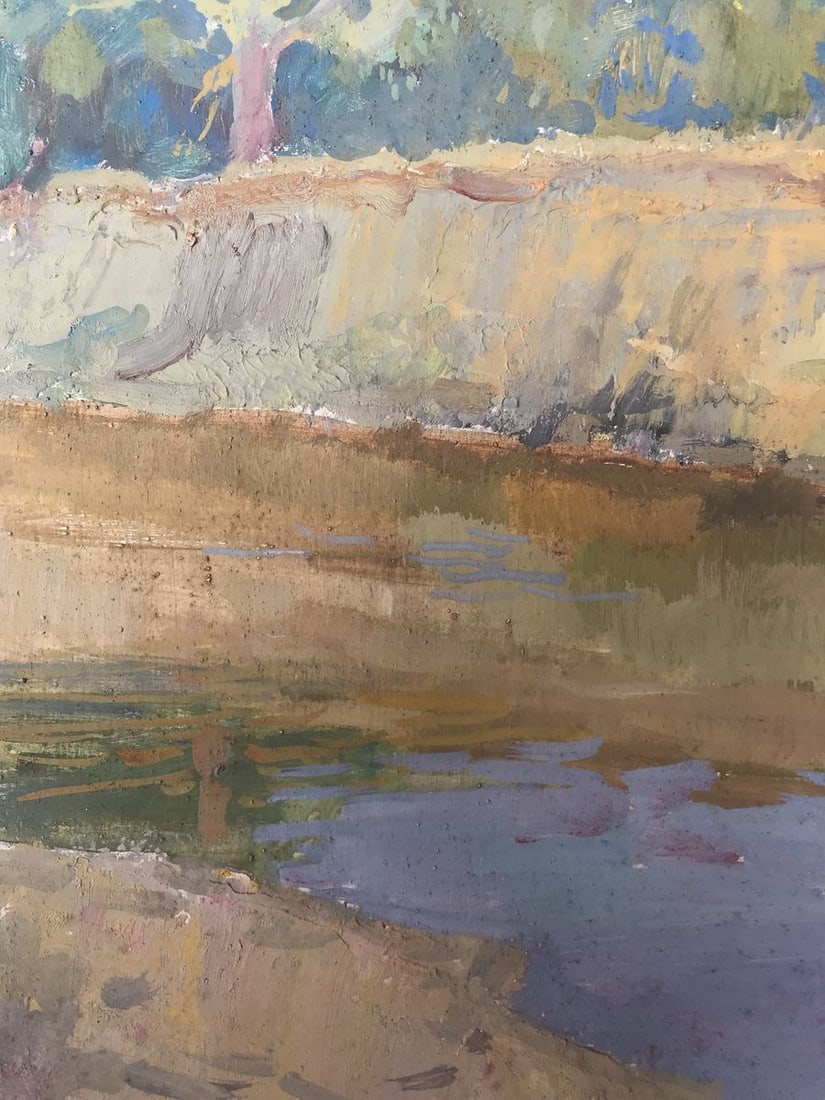 Oil painting River Psyol Wihyrovskii Victor - 7