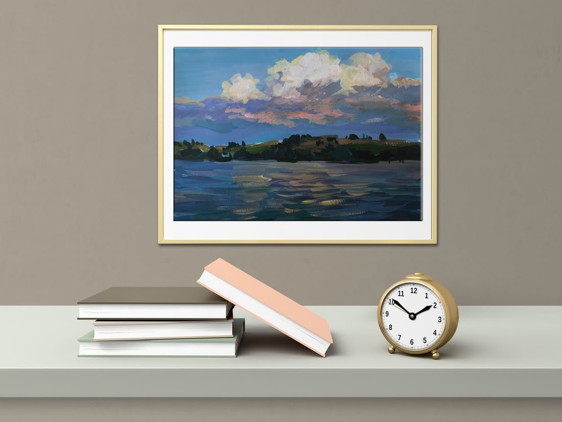 Oil painting Dnieper Ogienko N. - 2