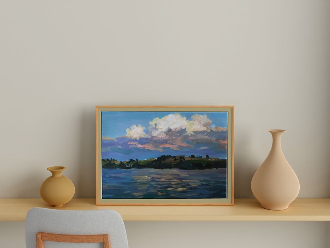 Oil painting Dnieper Ogienko N. - 3