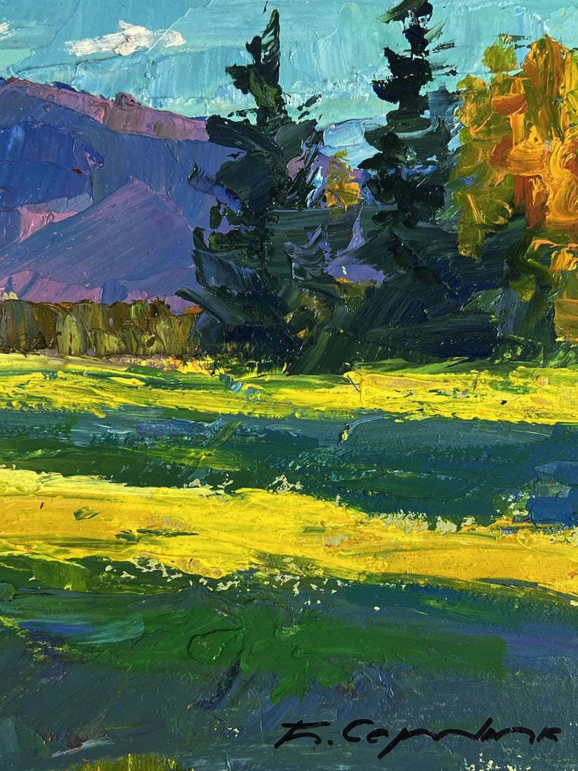 Oil painting Golden birch forest Boris Serdyuk - 10