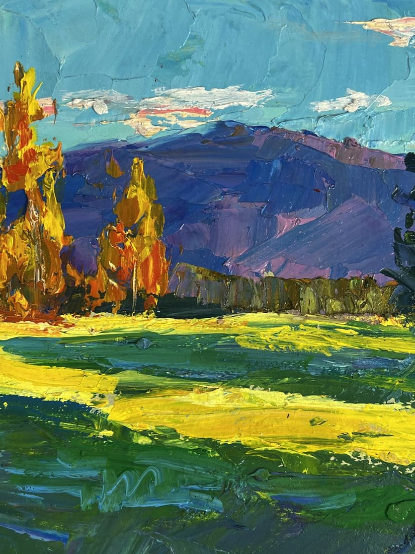 Oil painting Golden birch forest Boris Serdyuk - 8