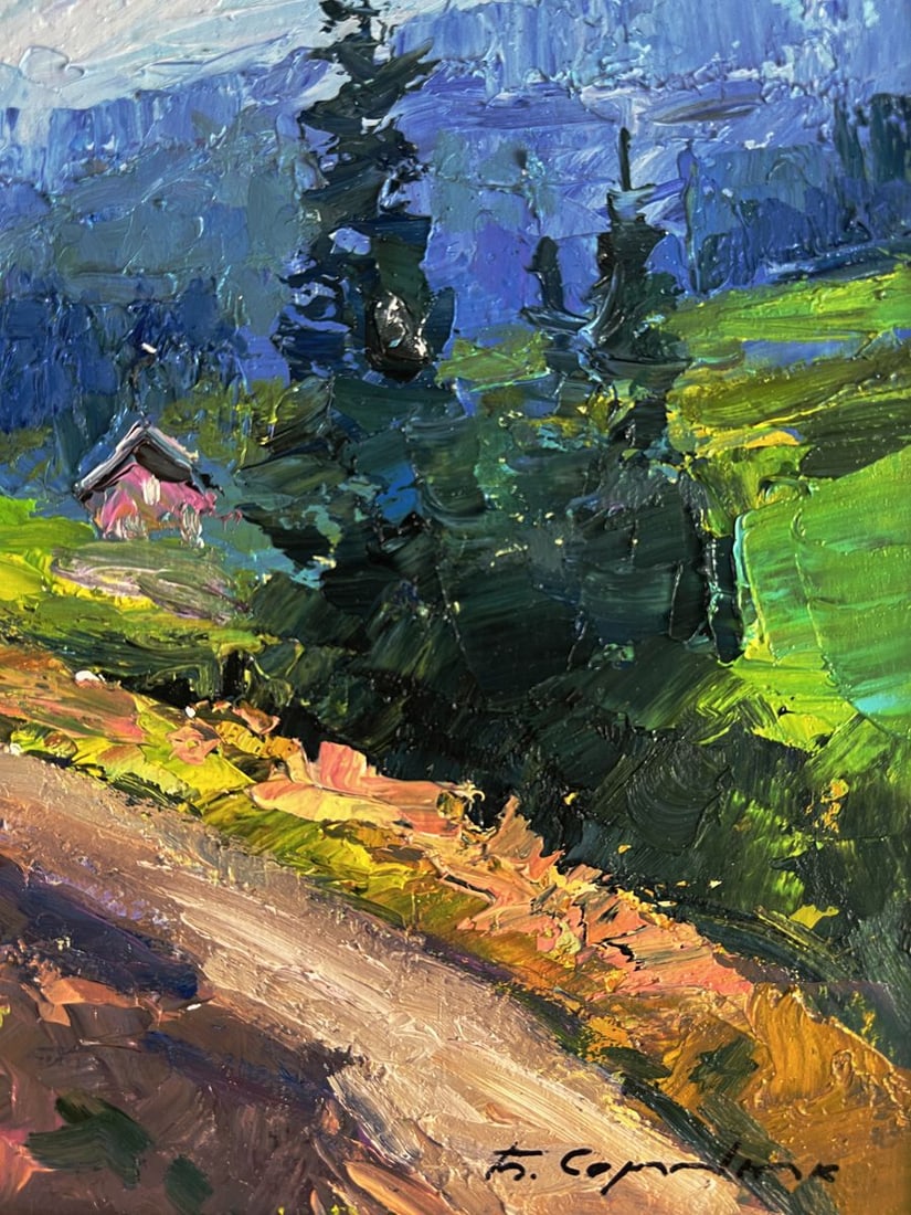 Oil painting Fresh mountain air Boris Serdyuk - 10