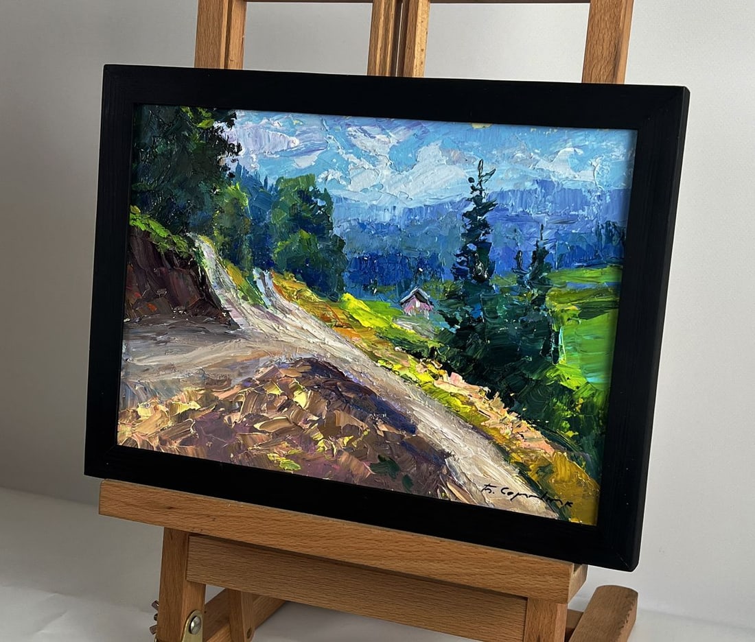 Oil painting Fresh mountain air Boris Serdyuk - 2