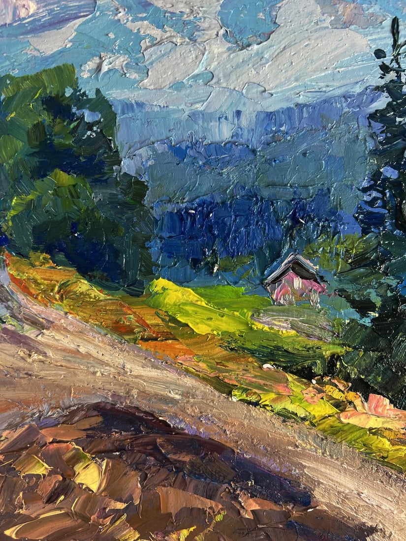 Oil painting Fresh mountain air Boris Serdyuk - 6