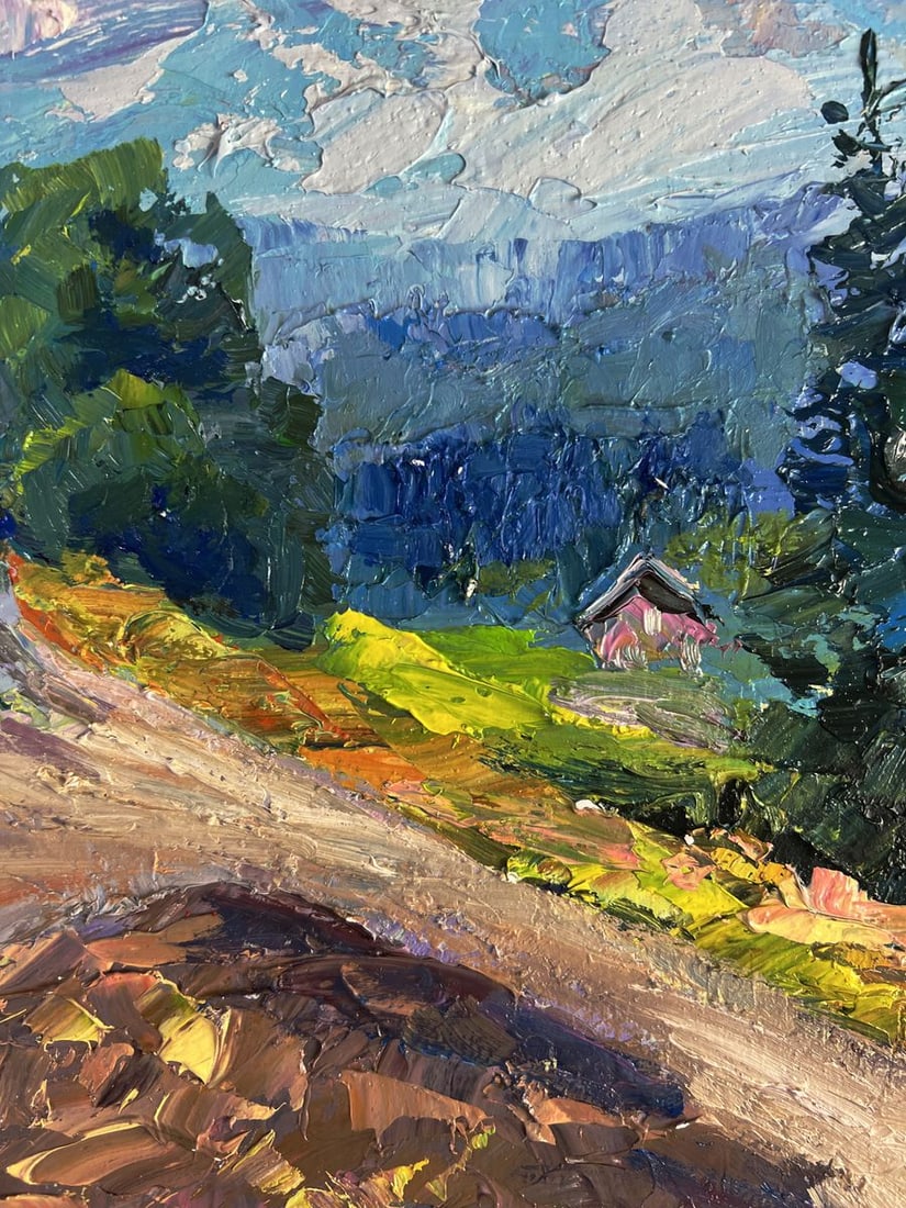 Oil painting Fresh mountain air Boris Serdyuk - 7