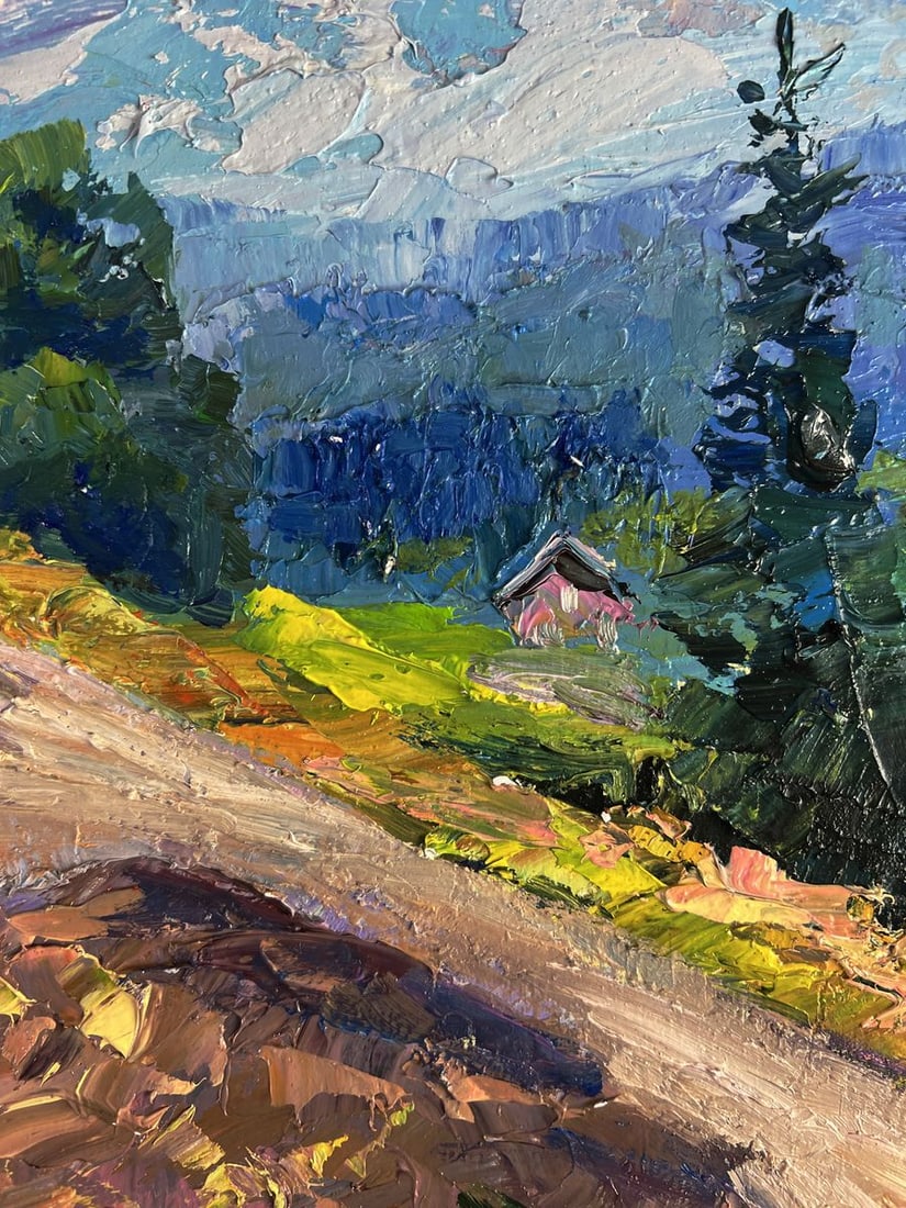 Oil painting Fresh mountain air Boris Serdyuk - 8