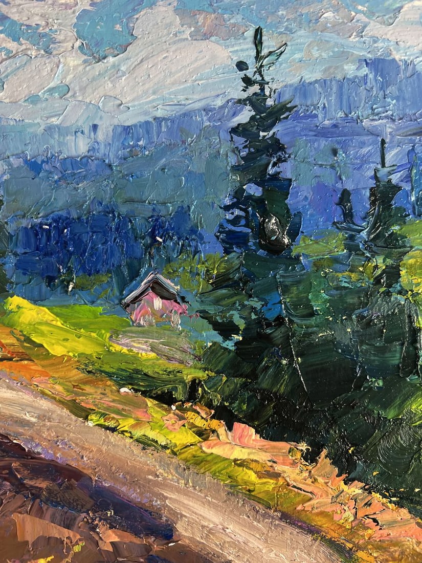 Oil painting Fresh mountain air Boris Serdyuk - 9