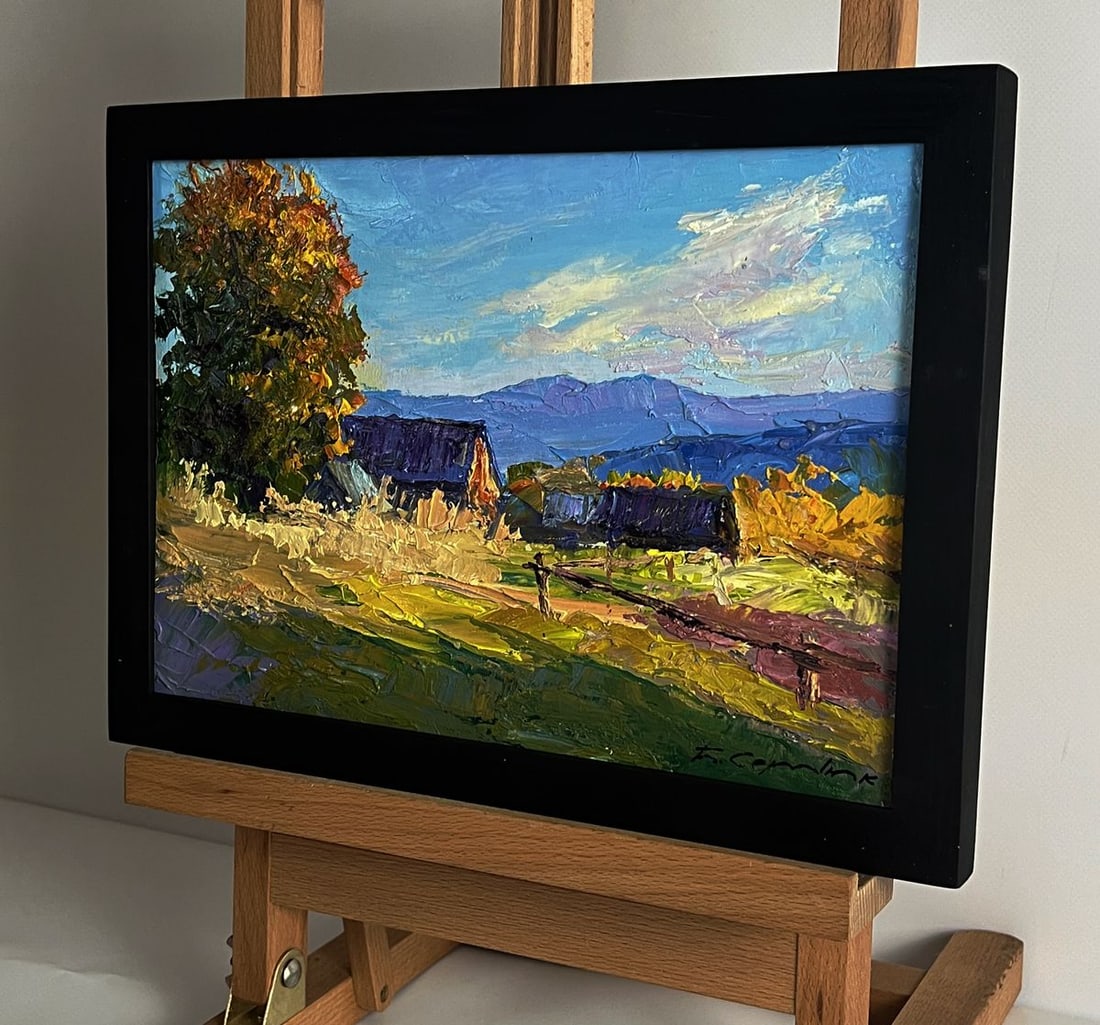 Oil painting House in the mountains Boris Serdyuk - 2