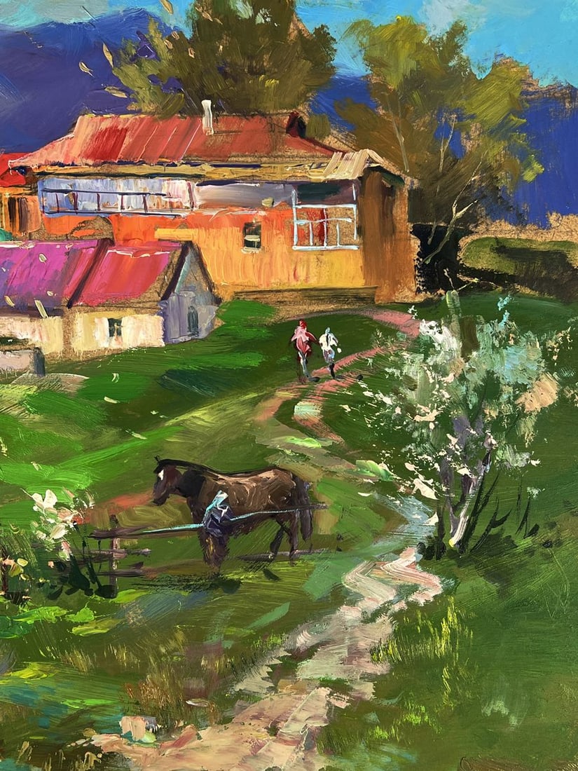 Oil painting House on the Mountain Yuriy Suprunchuk - 10