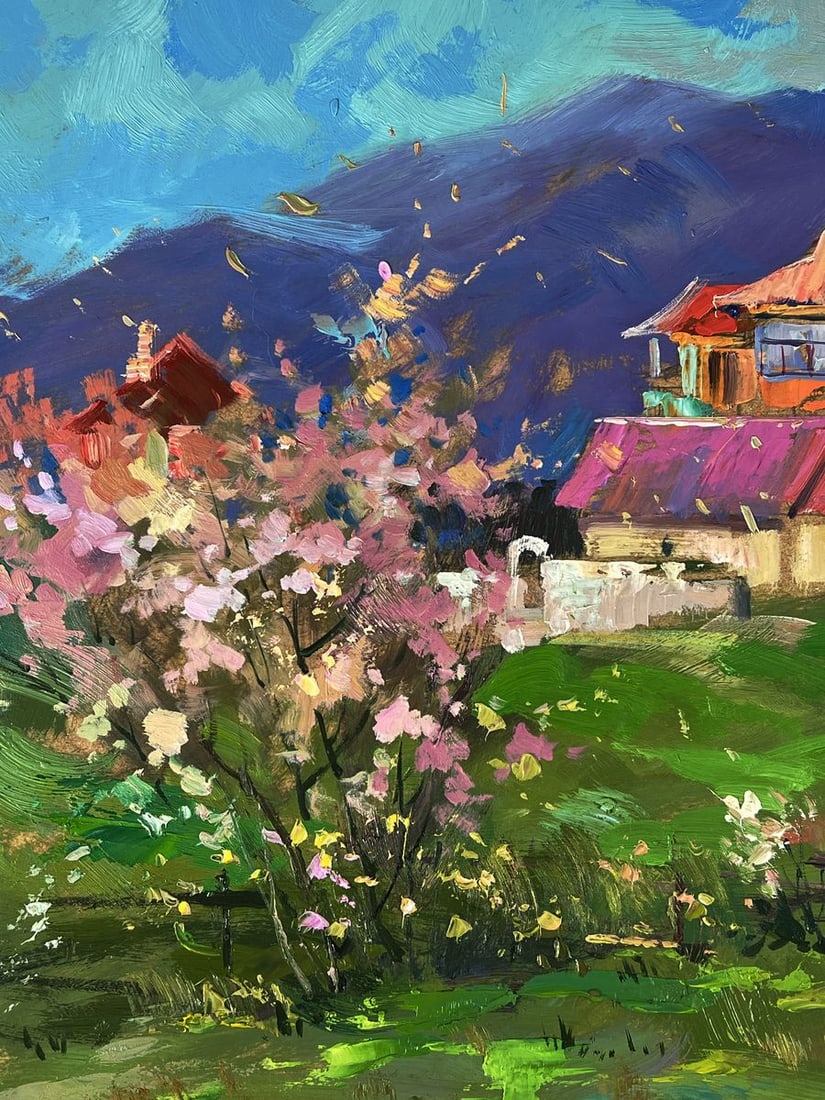 Oil painting House on the Mountain Yuriy Suprunchuk - 4