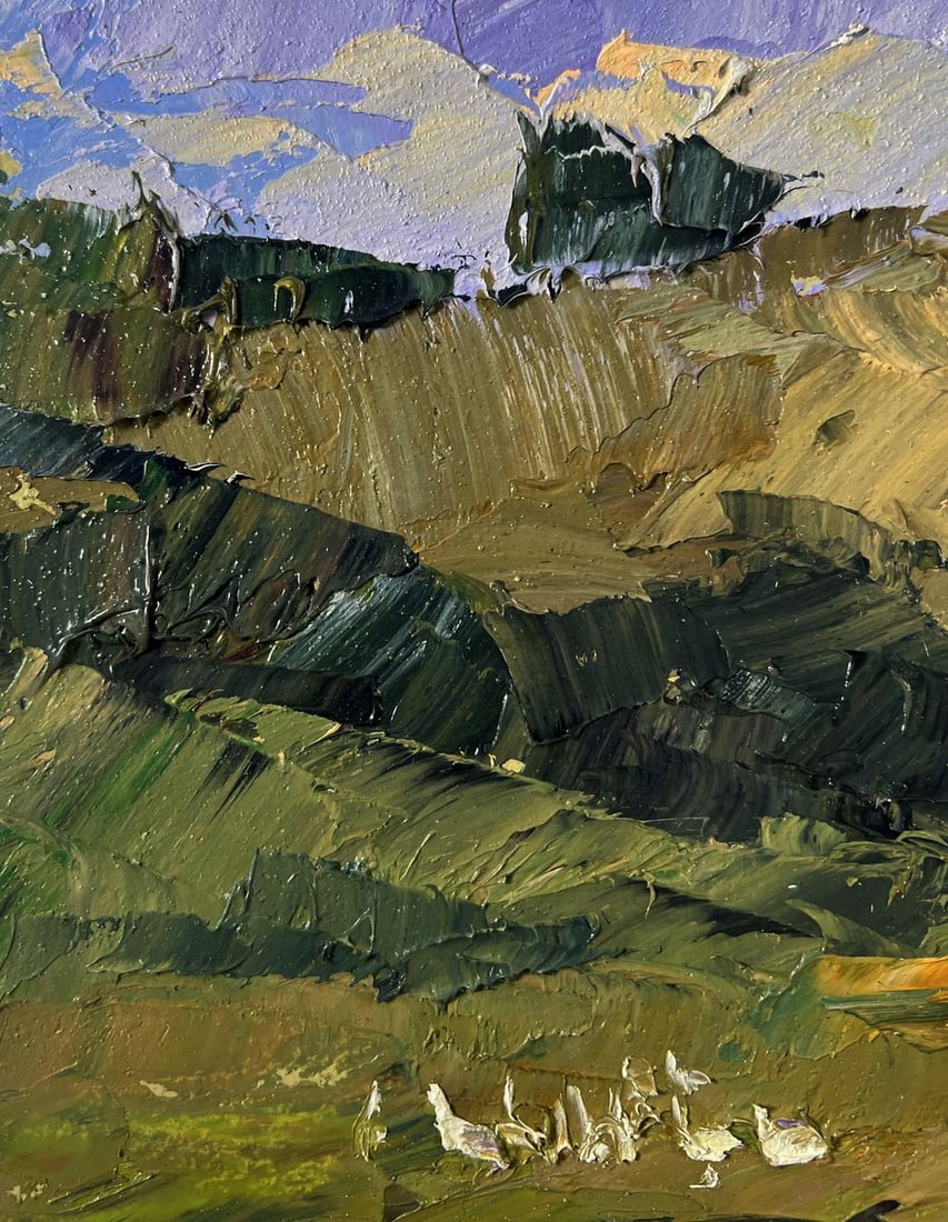 Oil painting Mountainous terrain Boris Serdyuk - 6