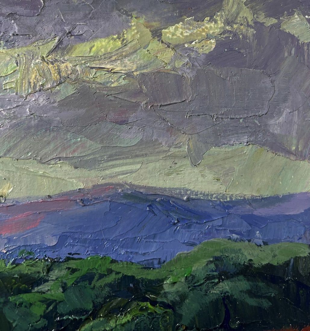 Oil painting Mountain sunset Boris Serdyuk - 4