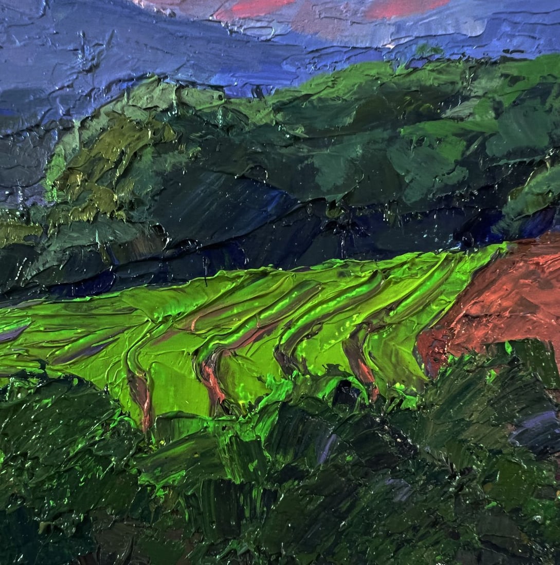 Oil painting Mountain sunset Boris Serdyuk - 8