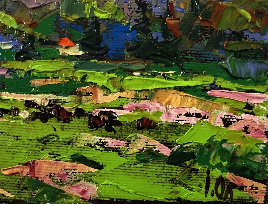 Oil painting Rural mountains Oleksiy Ivanyuk - 5