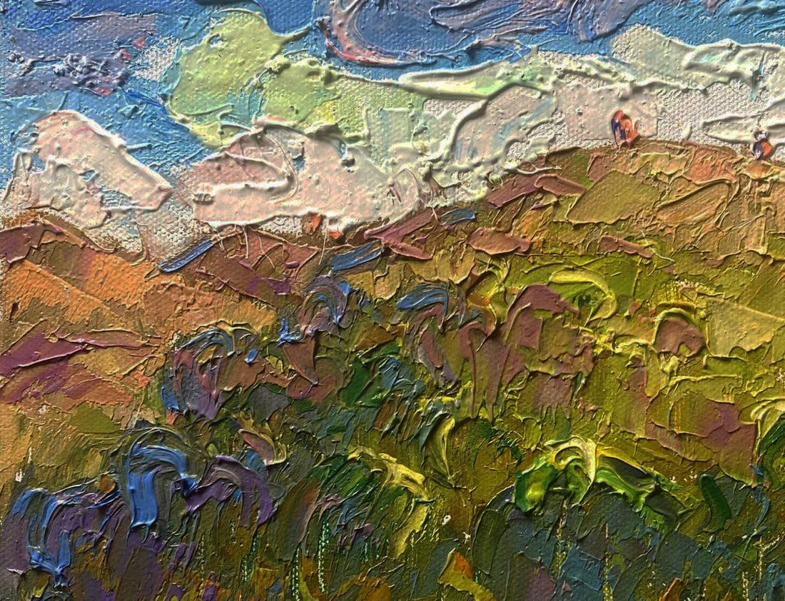 Oil painting A path at the foot of the mountains Oleksiy Ivanyuk - 4
