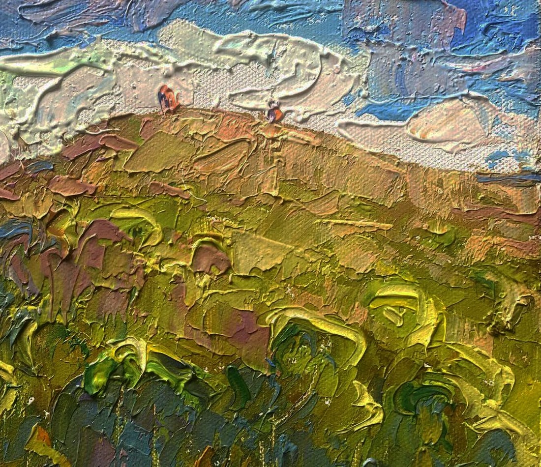 Oil painting A path at the foot of the mountains Oleksiy Ivanyuk - 5