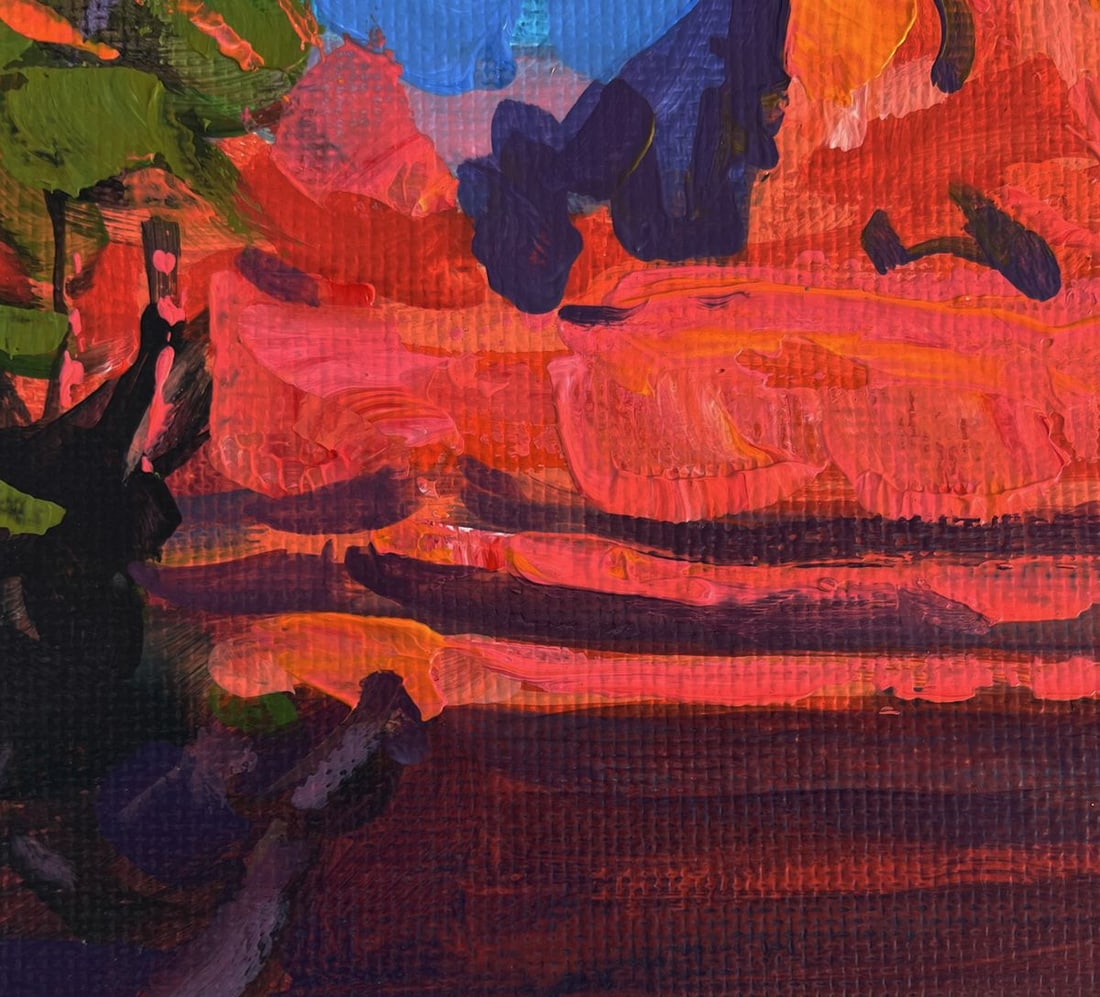 Acrylic painting Stone walls of time Mykhailo Patskan - 7