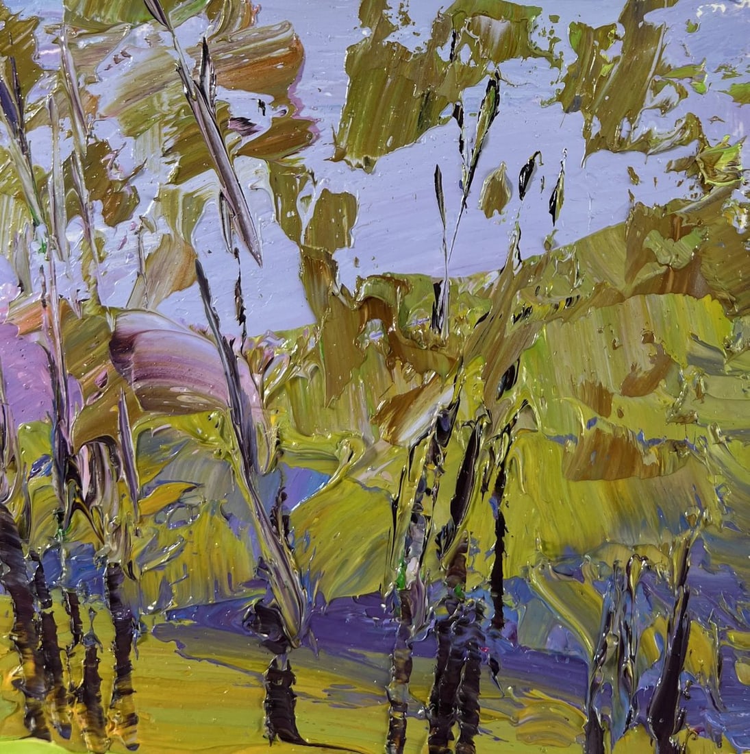 Oil painting Mountain flower fields Boris Serdyuk - 4