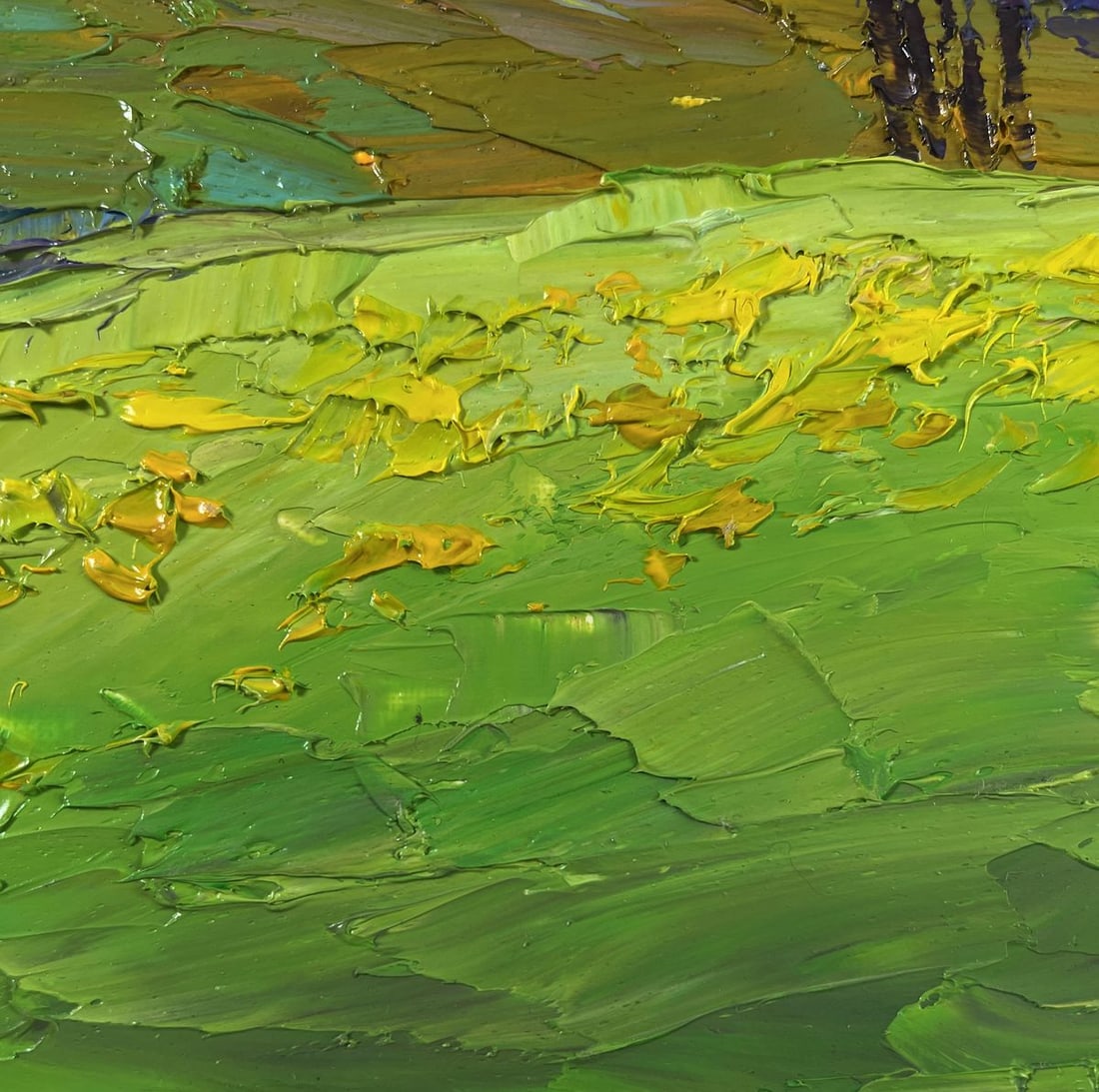 Oil painting Mountain flower fields Boris Serdyuk - 8