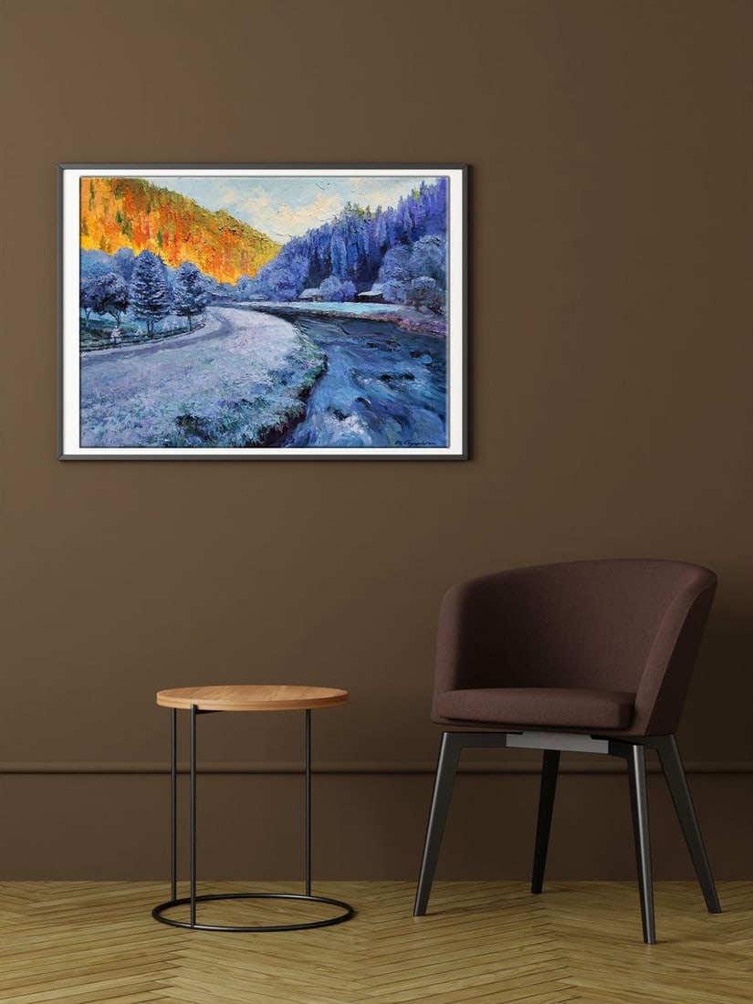 Oil painting Morning frost Boris Serdyuk - 2