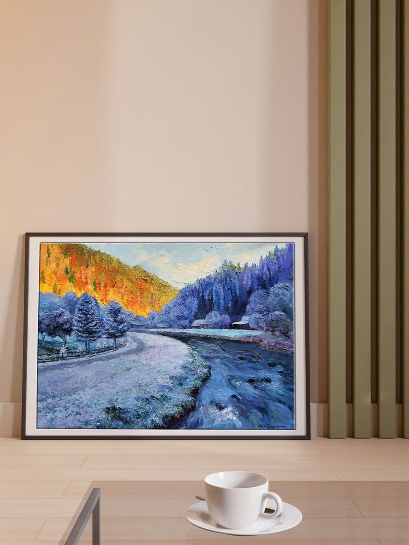 Oil painting Morning frost Boris Serdyuk - 3