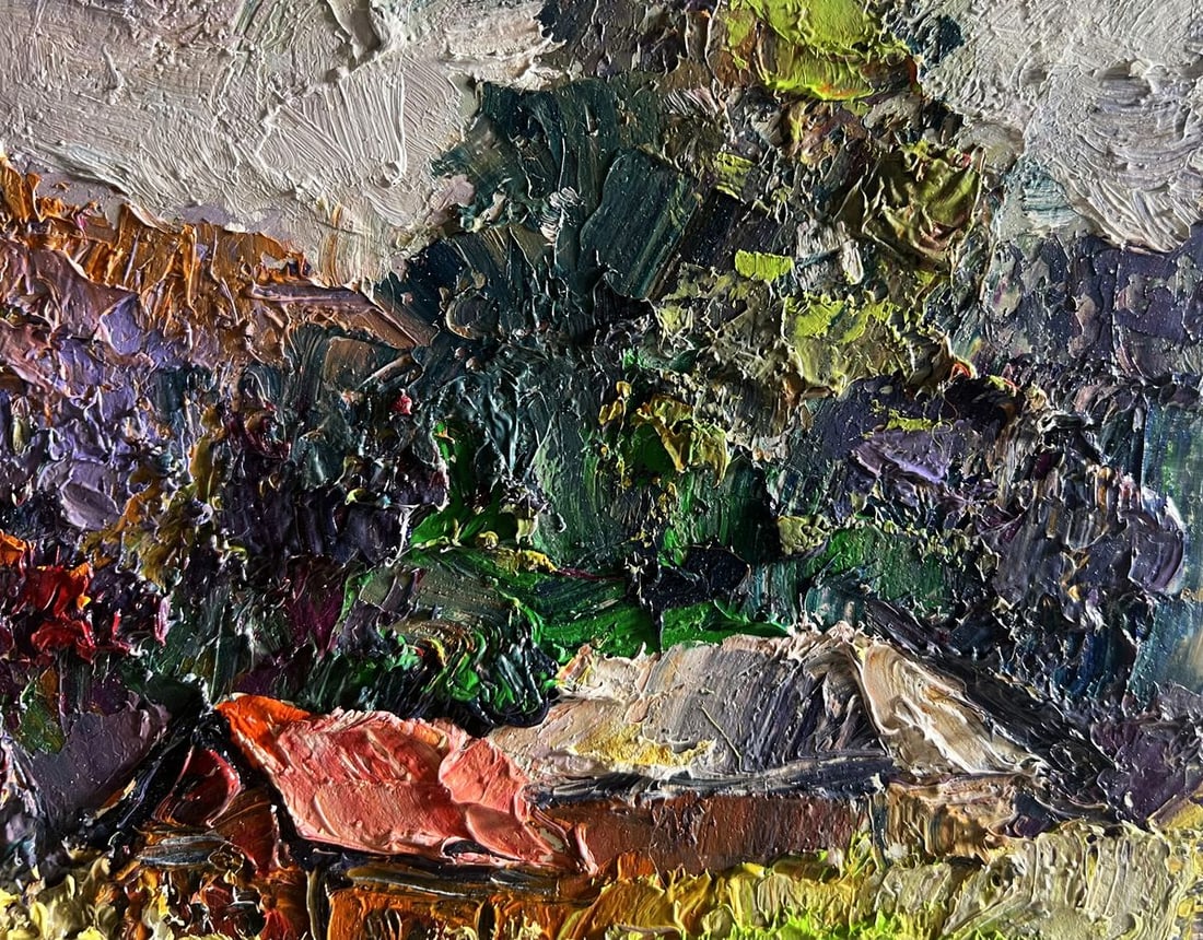 Oil painting Autumn in the mountains Boris Serdyuk - 6