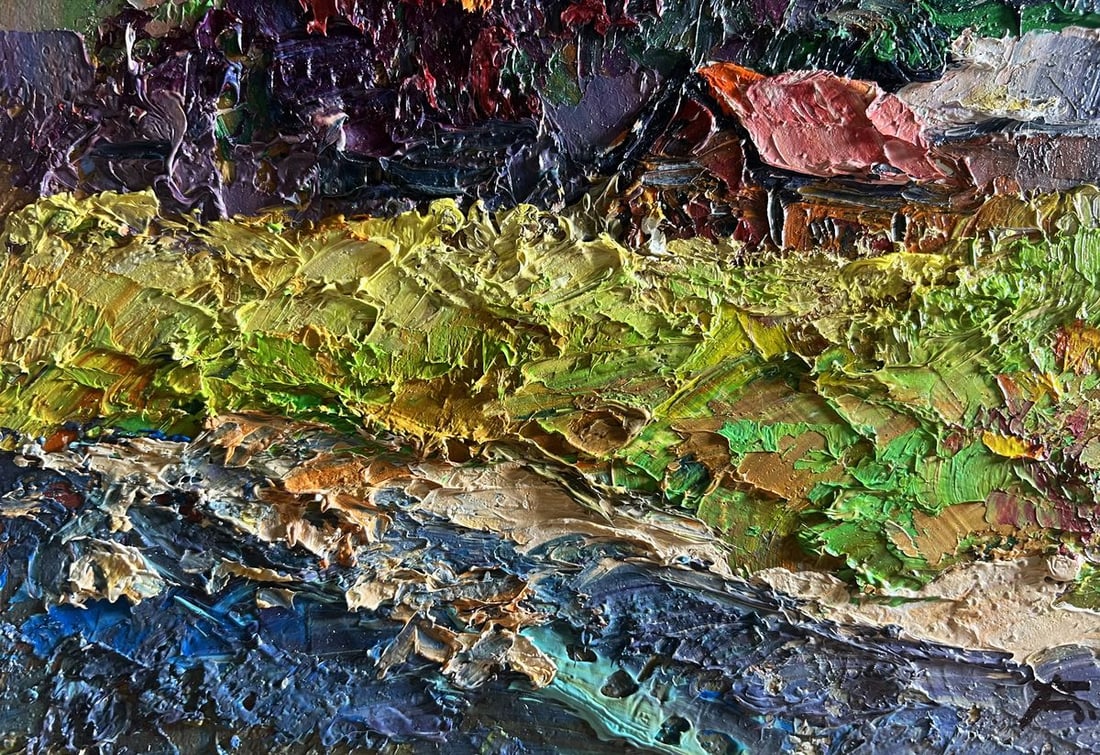 Oil painting Autumn in the mountains Boris Serdyuk - 7