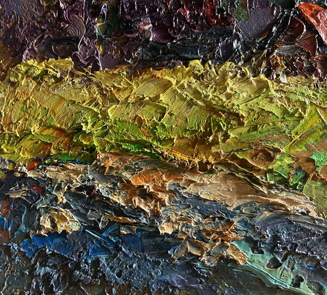 Oil painting Autumn in the mountains Boris Serdyuk - 8