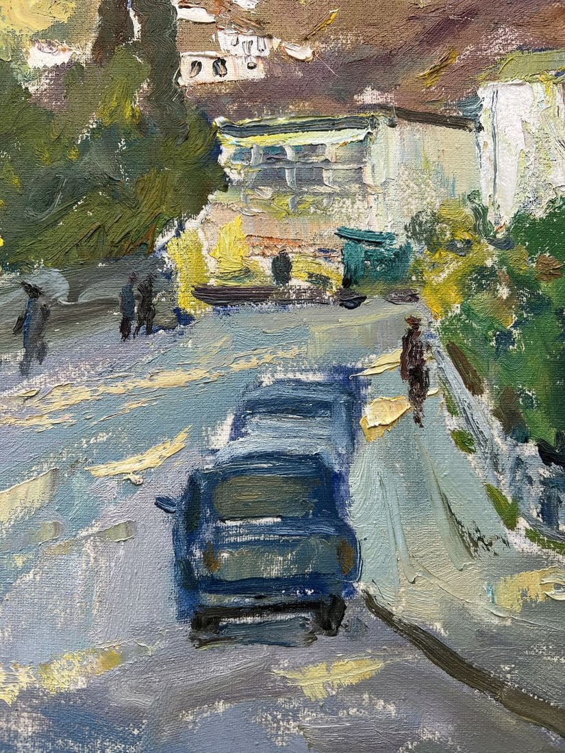 Oil painting January in the mountains V. Mishurovsky - 3