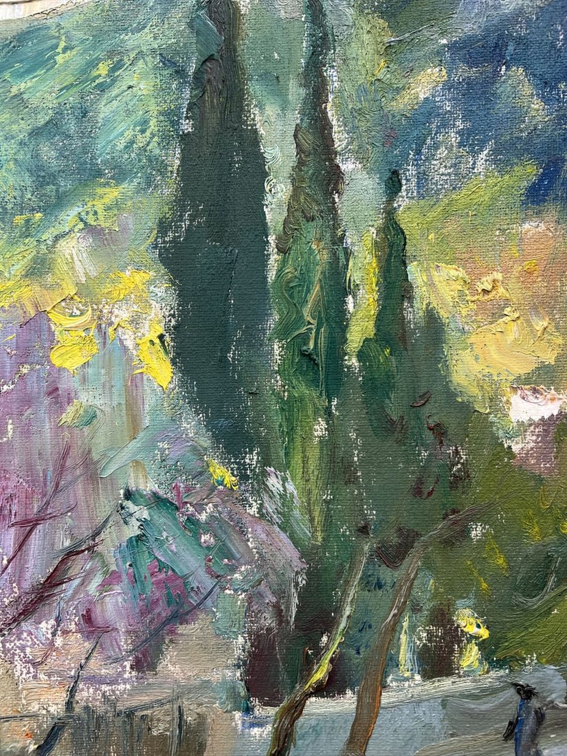Oil painting January in the mountains V. Mishurovsky - 4