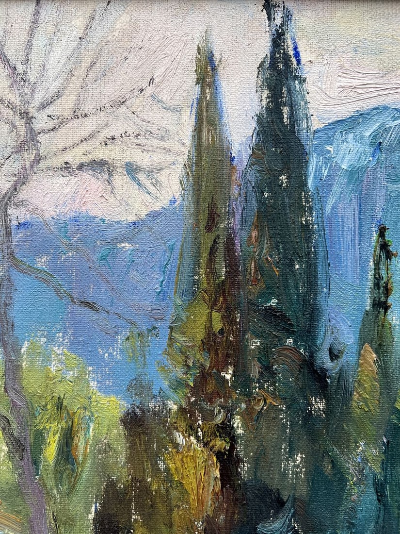 Oil painting City streets V. Mishurovsky - 10