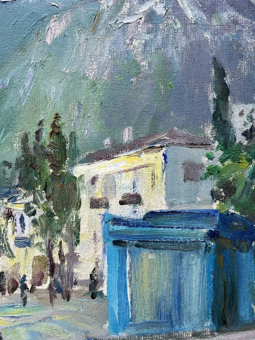 Oil painting City streets V. Mishurovsky - 3