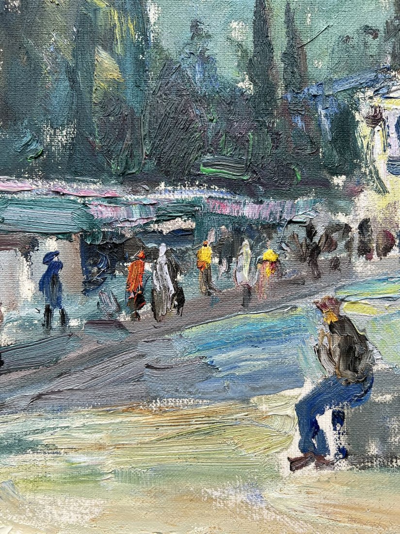 Oil painting City streets V. Mishurovsky - 7