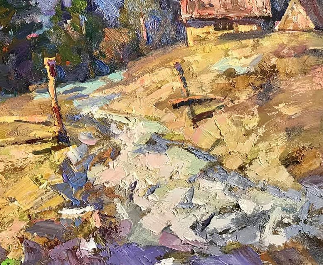 Oil painting Spring in the Carpathians Kalenyuk Alex - 5