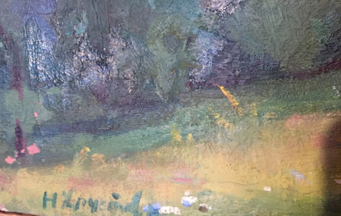 Oil painting Walk through the forest Khrustalenko Nikolay Aleksandrovich - 4
