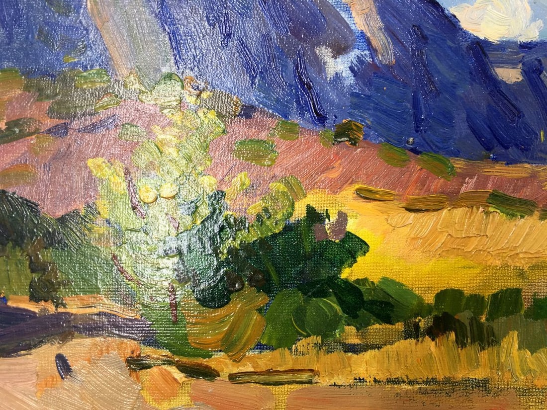 Oil painting The mountains Gomol'skiy G. S. - 9