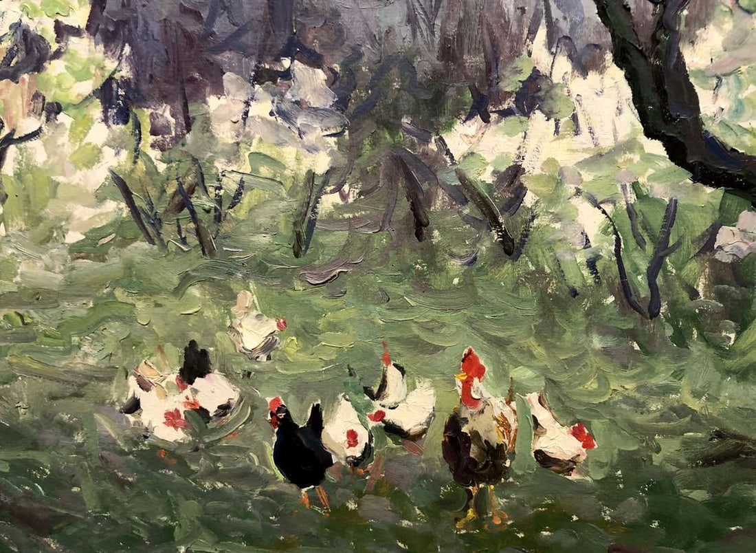 Oil painting Spring in Alupka Basov Yakov Alexandrovich - 2