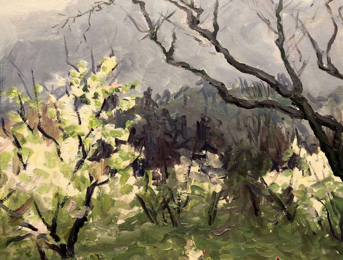 Oil painting Spring in Alupka Basov Yakov Alexandrovich - 4