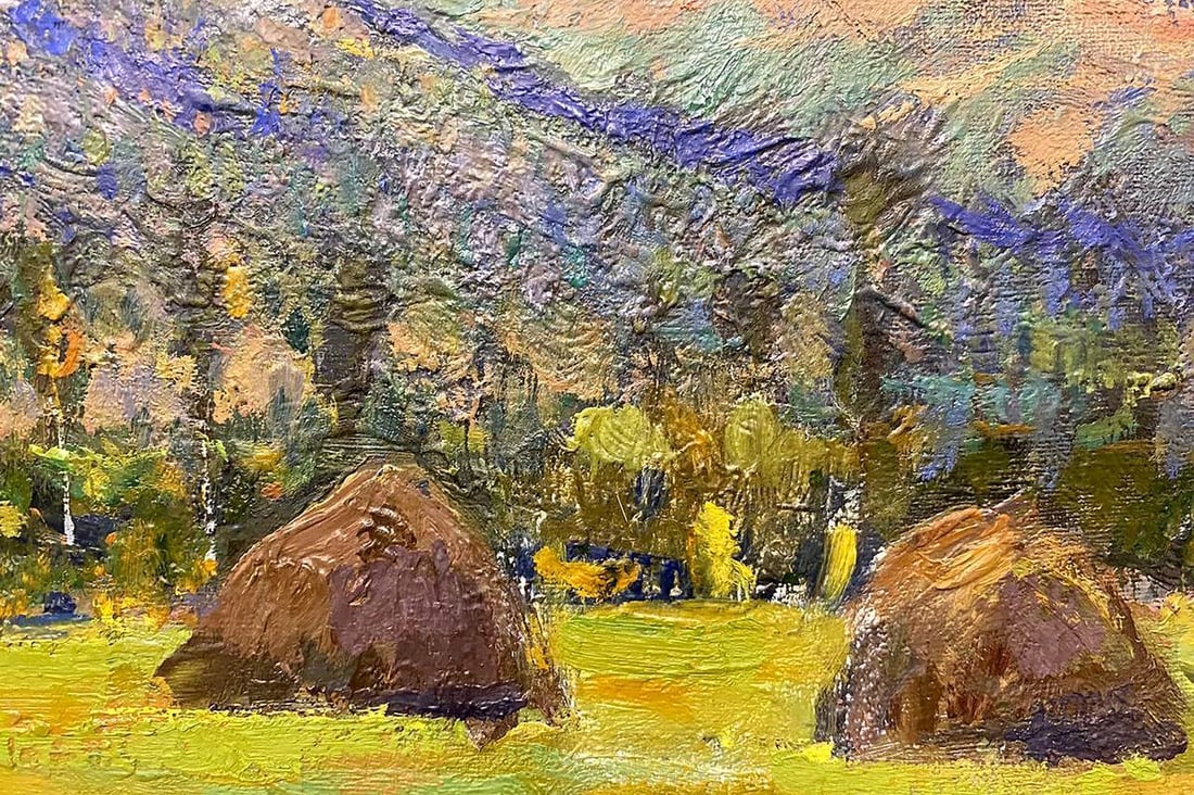 Oil painting Carpathians Zaretskyi Viktor - 4