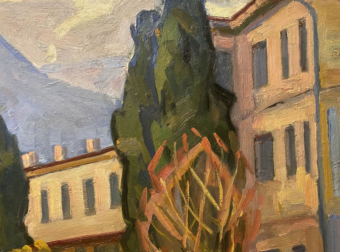Oil painting City streets Nikolai Hrustalenko - 3