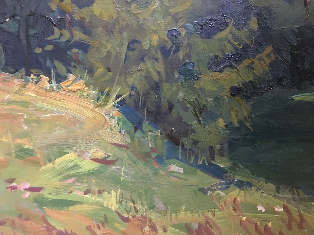 Oil painting Forest landscape Fomin Anatoly Nikiforovich - 4