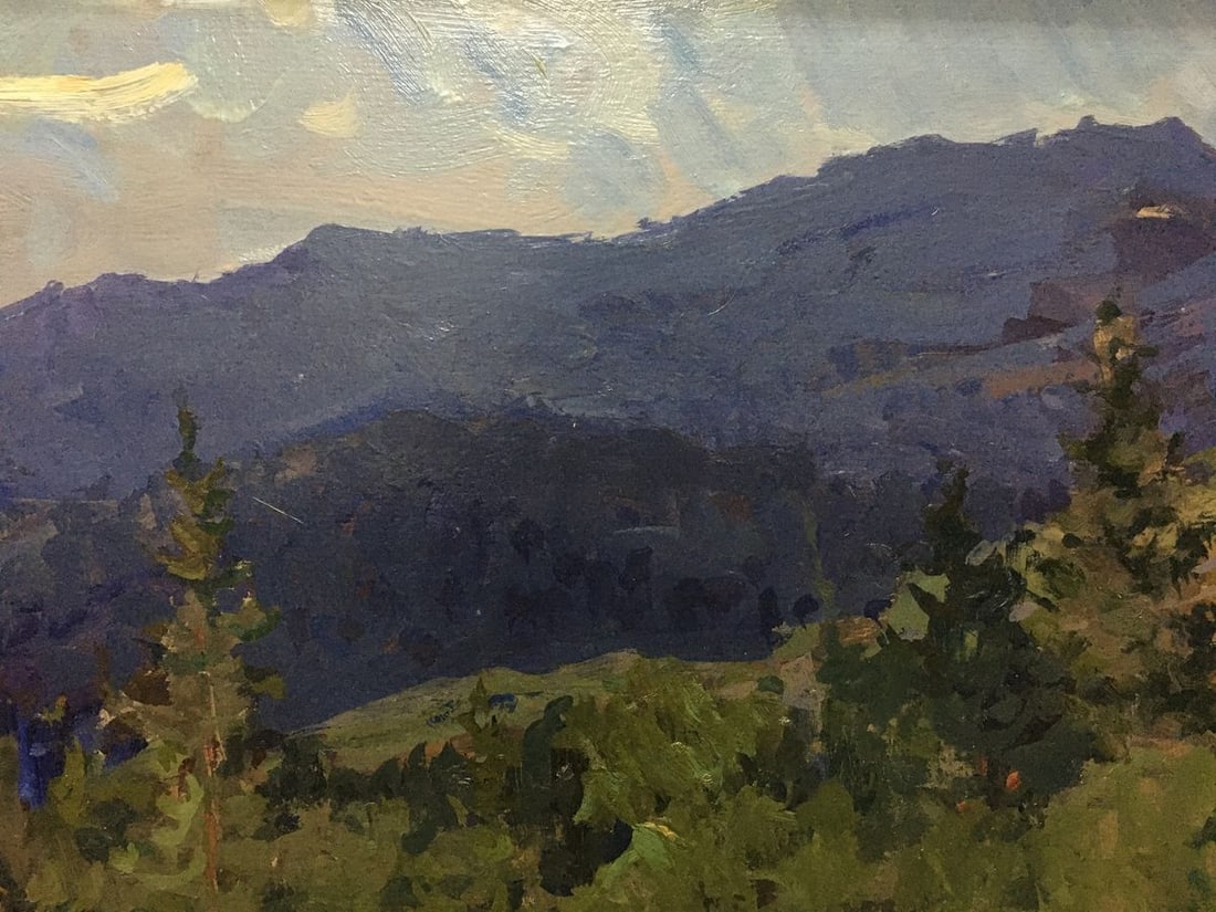 Oil painting Forest landscape Fomin Anatoly Nikiforovich - 6