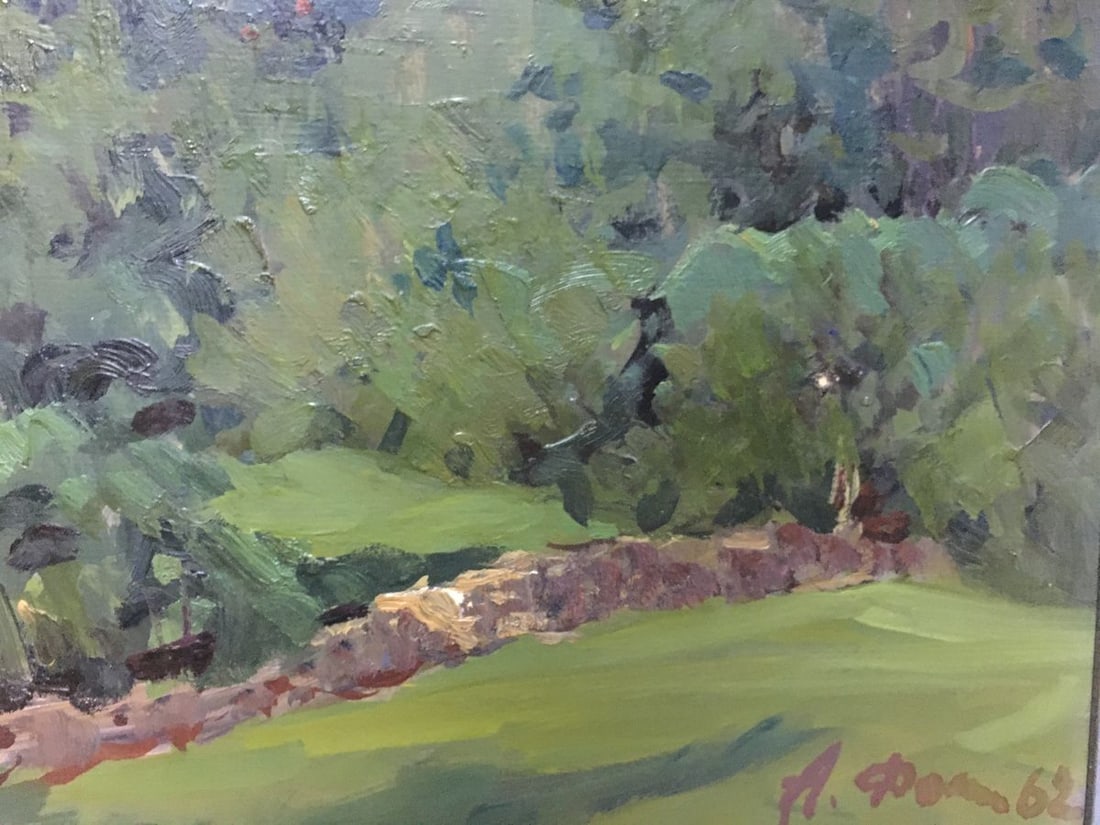 Oil painting Forest landscape Fomin Anatoly Nikiforovich - 8
