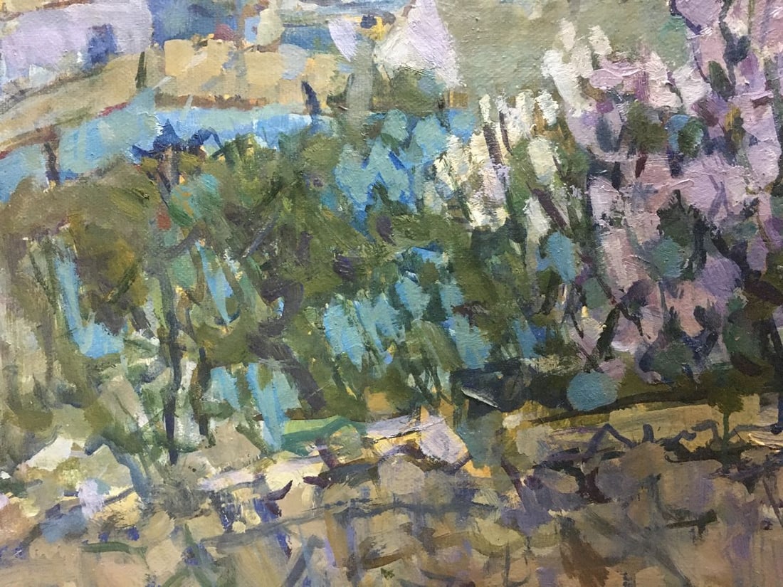 Oil painting Lilac blooms Denis Korobkov - 3