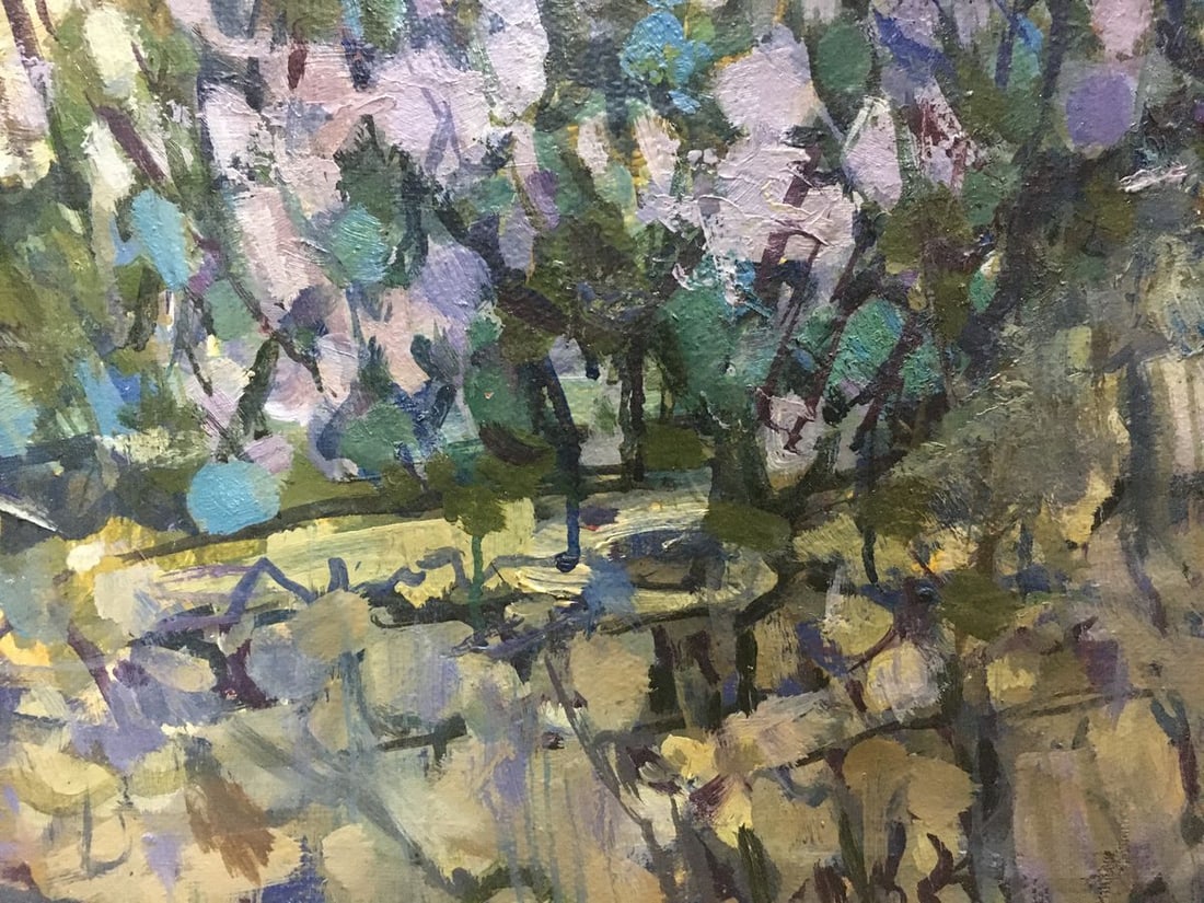 Oil painting Lilac blooms Denis Korobkov - 7