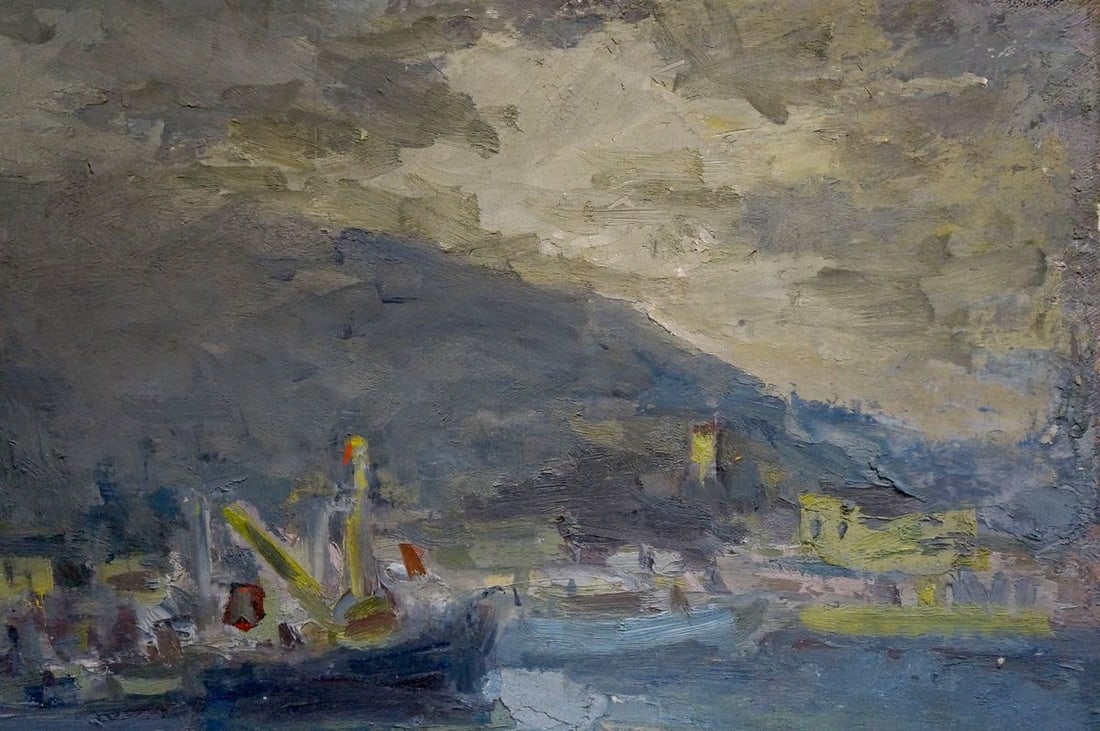 Oil painting In the storm Karelin Vyacheslav Dmitrievich - 4