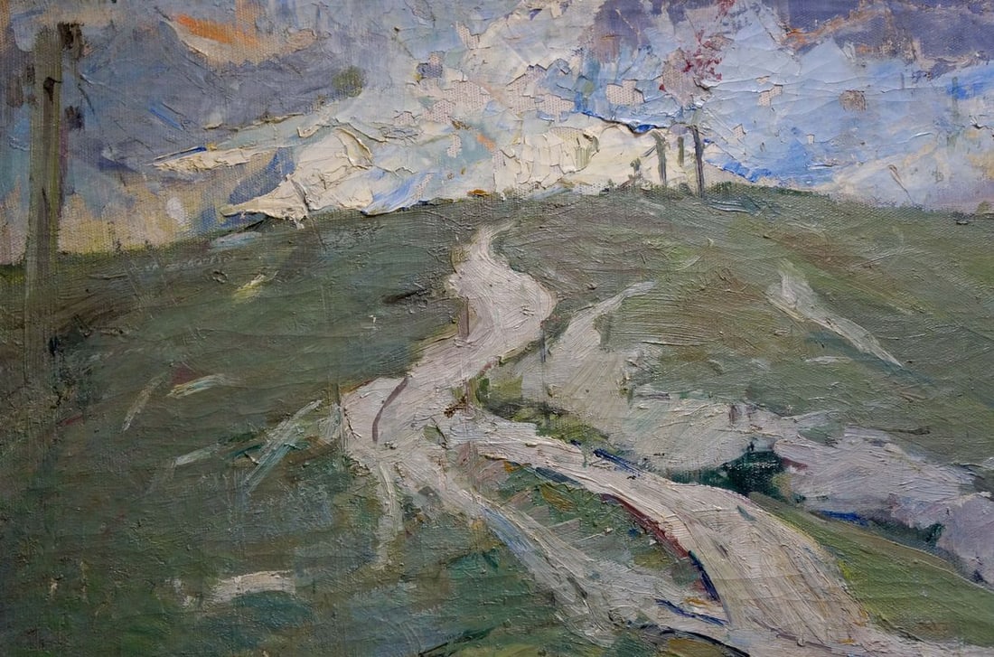 Oil painting Road to the mountains Kapkanets Tamara Nikitichna - 3