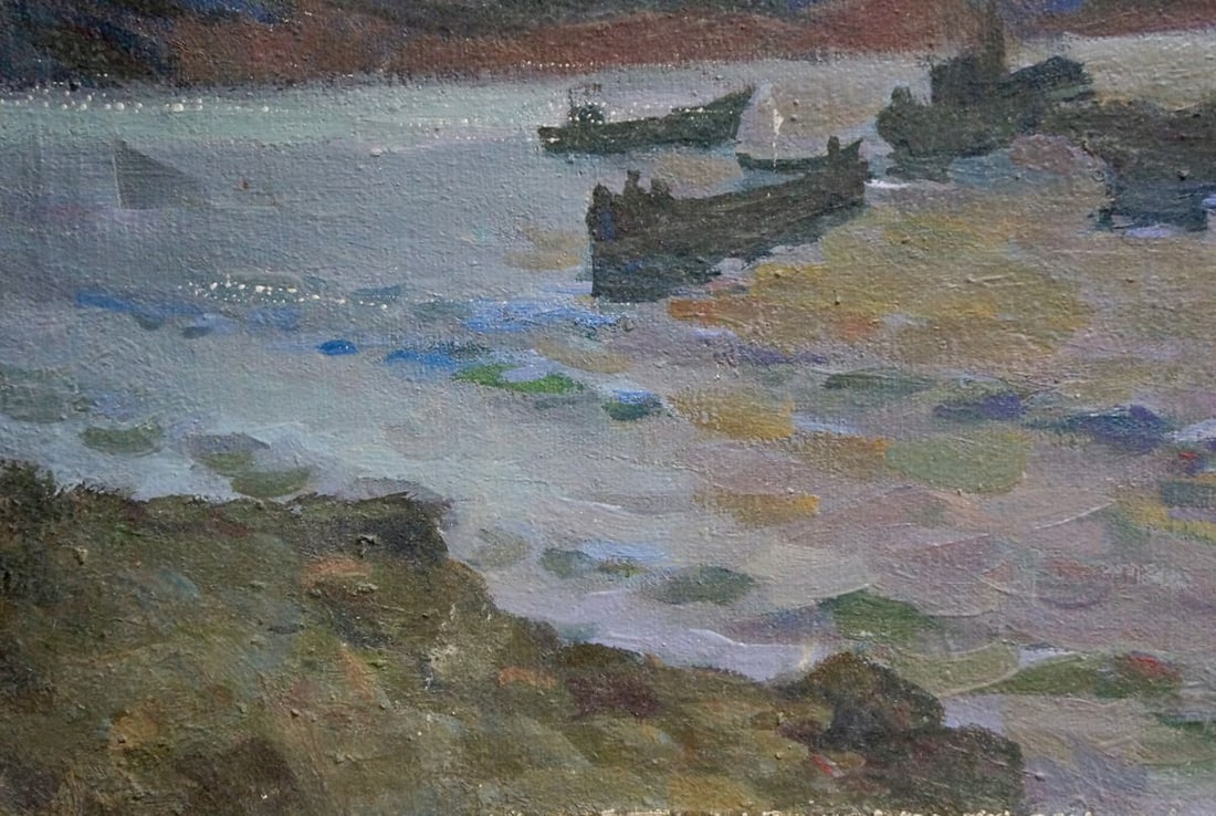 Oil painting Departure - 2